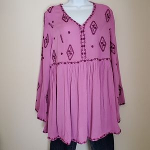 Roamans plus size baby doll blouse